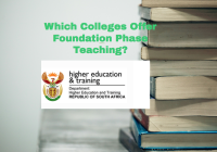 Which Colleges Offer Foundation Phase Teaching? 